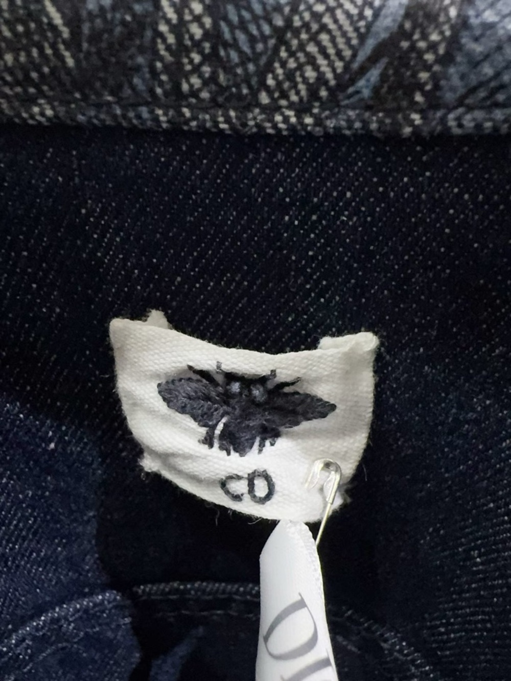 🚩steal Dior Blue Floral-Print Denim Jacket - Picture 5 of 7